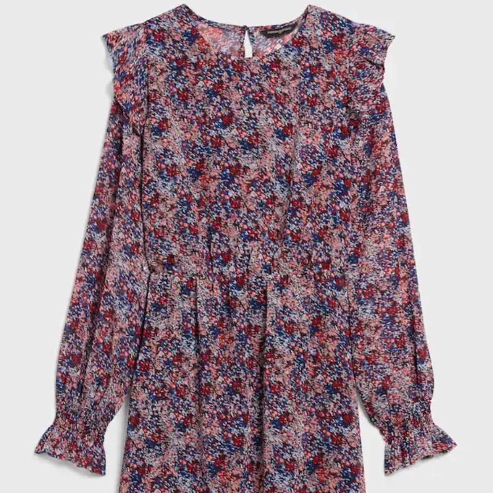 Banana Republic | Smocked Dress | Petite S | NEW